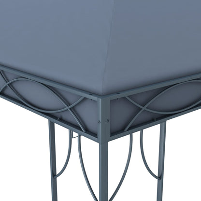 Gazebo con Stringa di Luci LED 400x300 cm Antracite - homemem39
