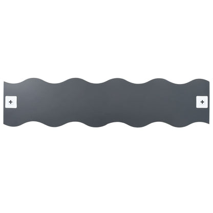 Specchi da Parete 4 pz 110x23 cm Vetro a Onda - homemem39