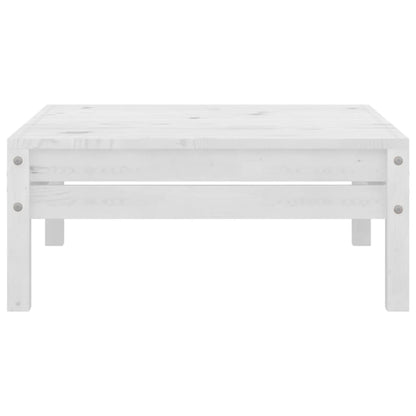 Set Divani da Giardino 3 pz in Legno Massello di Pino Bianco - homemem39