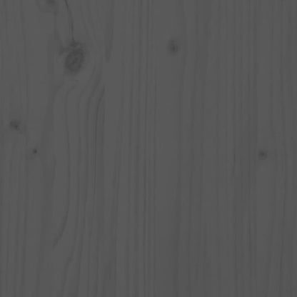 Giroletto Grigio in Legno Massello di Pino 150x200 cm UK King - homemem39