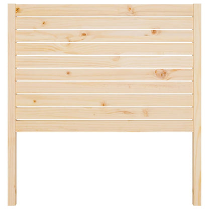 Testiera per Letto 106x4x100 cm in Legno Massello di Pino - homemem39