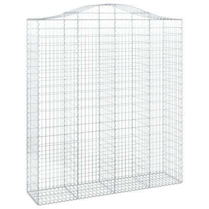 Cesti Gabbioni ad Arco 7 pz 200x50x220/240 cm Ferro Zincato - homemem39