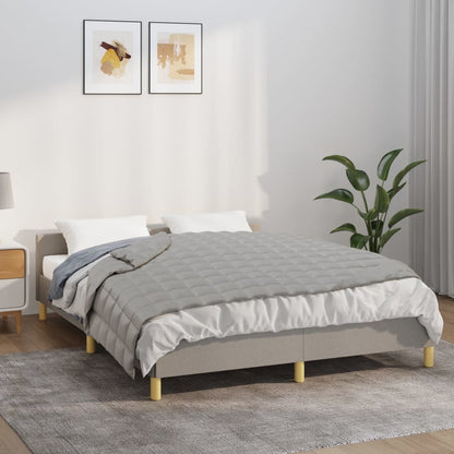 Coperta Ponderata Grigia 152x203 cm 7 kg Tessuto - homemem39
