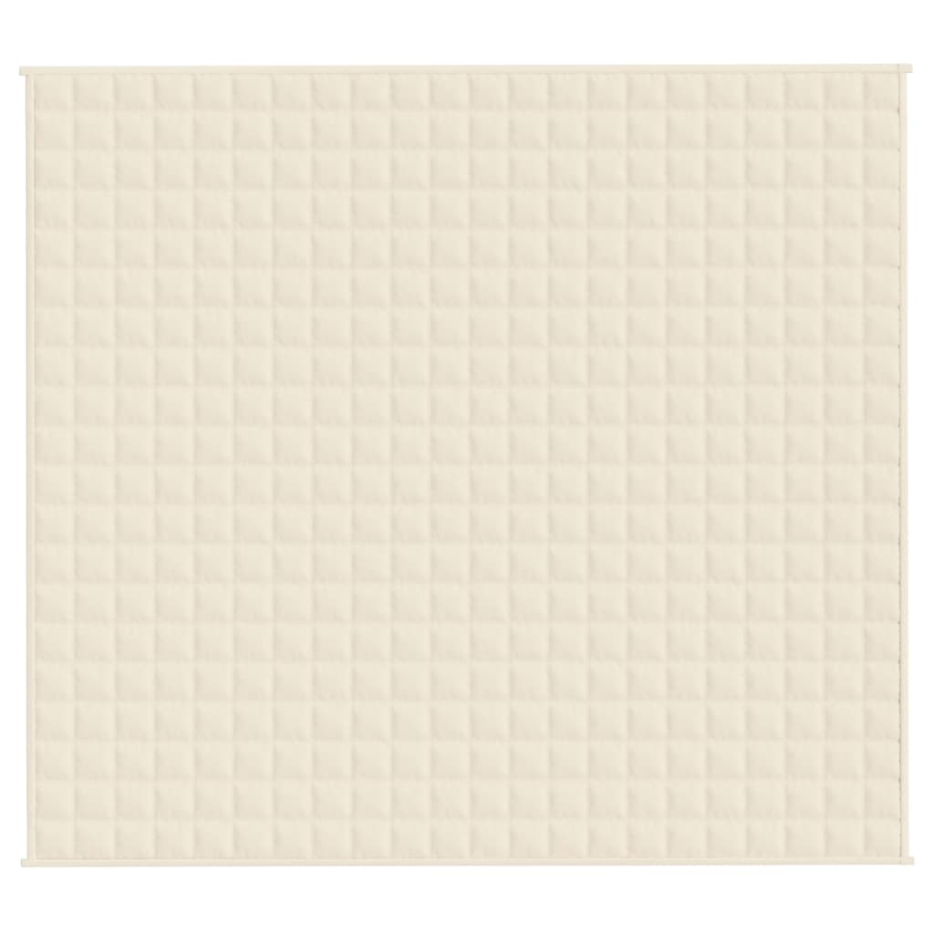 Coperta Ponderata Crema Chiaro 200x230 cm 13 kg Tessuto - homemem39