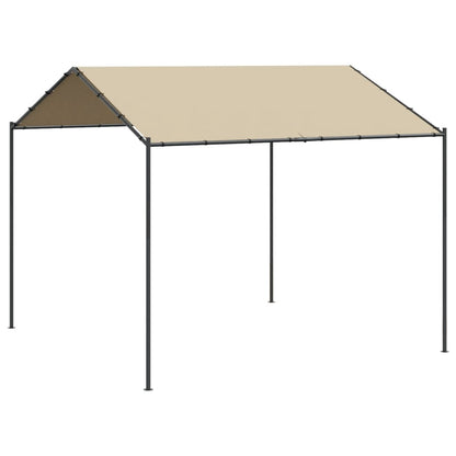 Tenda a Baldacchino Beige 4x3 m in Acciaio e Tessuto - homemem39