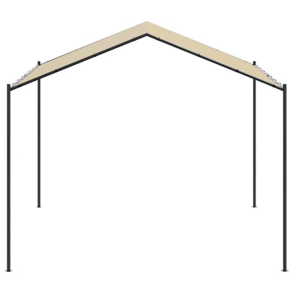Tenda a Baldacchino Beige 4x3 m in Acciaio e Tessuto - homemem39
