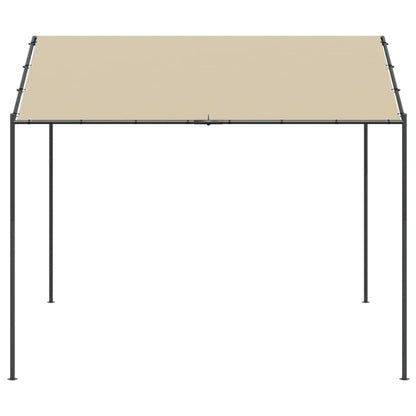 Tenda a Baldacchino Beige 4x3 m in Acciaio e Tessuto - homemem39