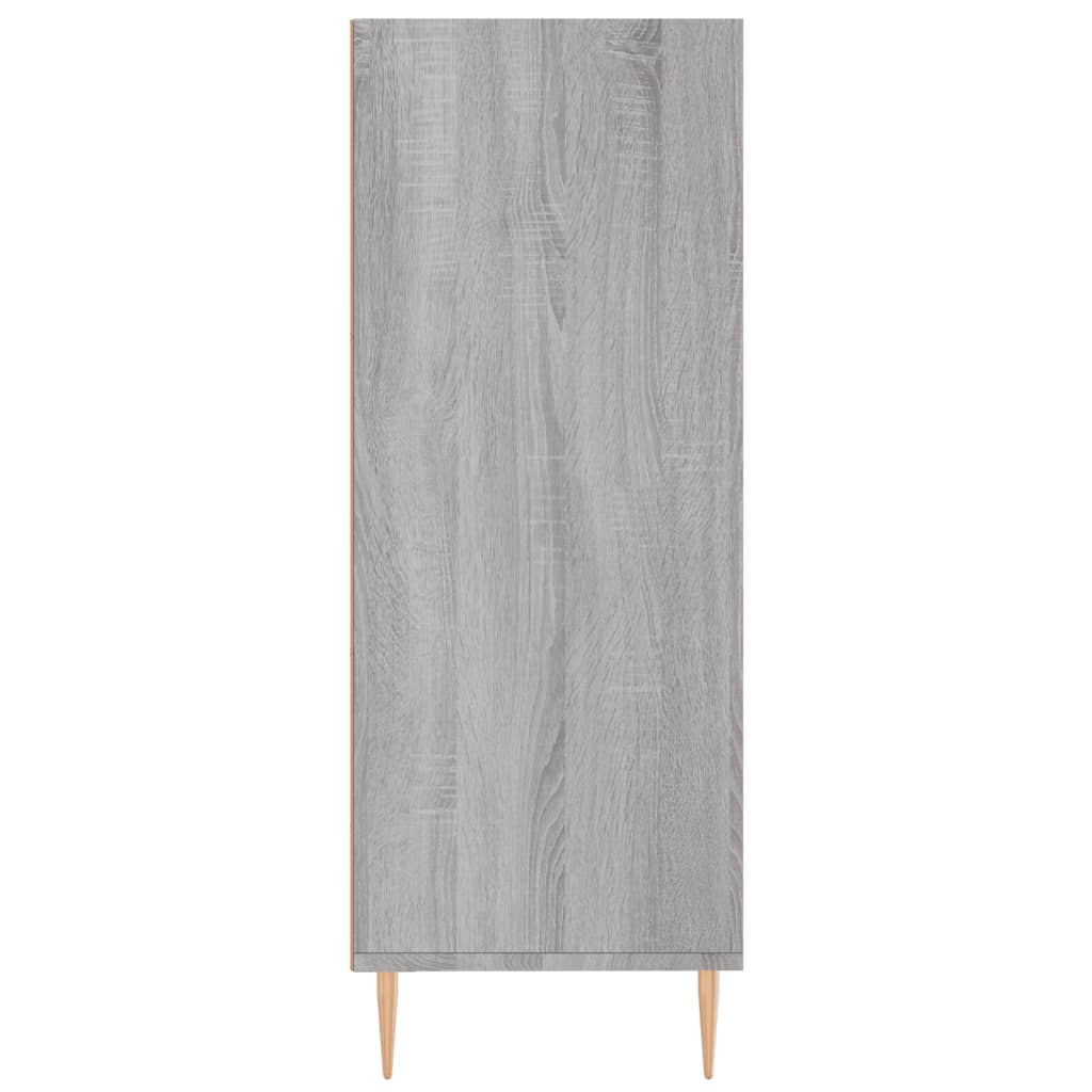 Libreria Grigio Sonoma 69,5x32,5x90 cm in Legno Multistrato - homemem39