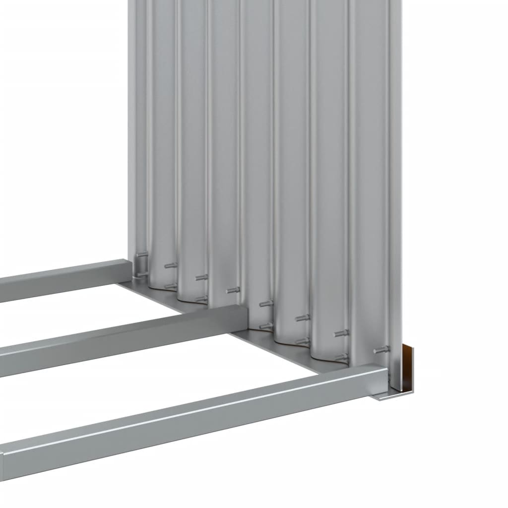 Portaceppi Marrone Chiaro 120x45x100 cm in Acciaio Zincato - homemem39