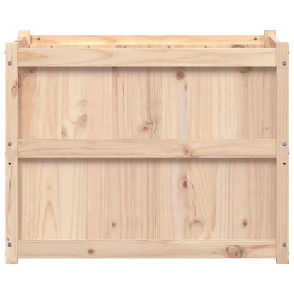 Fioriera da Giardino 90x50x70 cm in Legno Massello di Pino - homemem39
