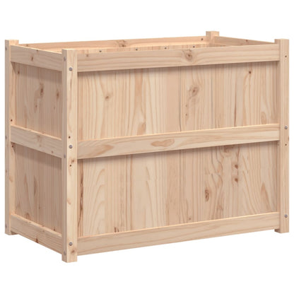 Fioriera da Giardino 90x50x70 cm in Legno Massello di Pino - homemem39