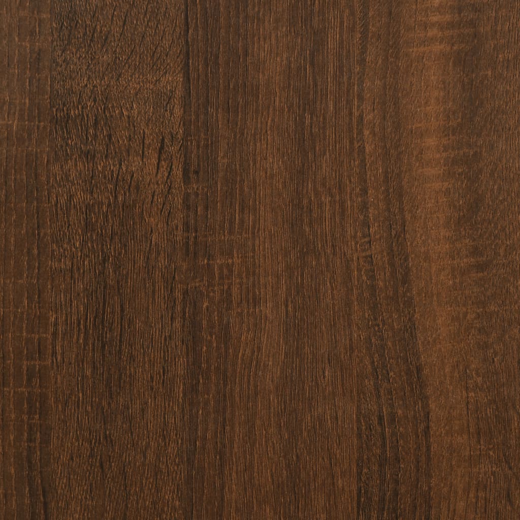 Libreria 6 Ripiani Rovere Marrone 60x30x188cm Legno Multistrato - homemem39