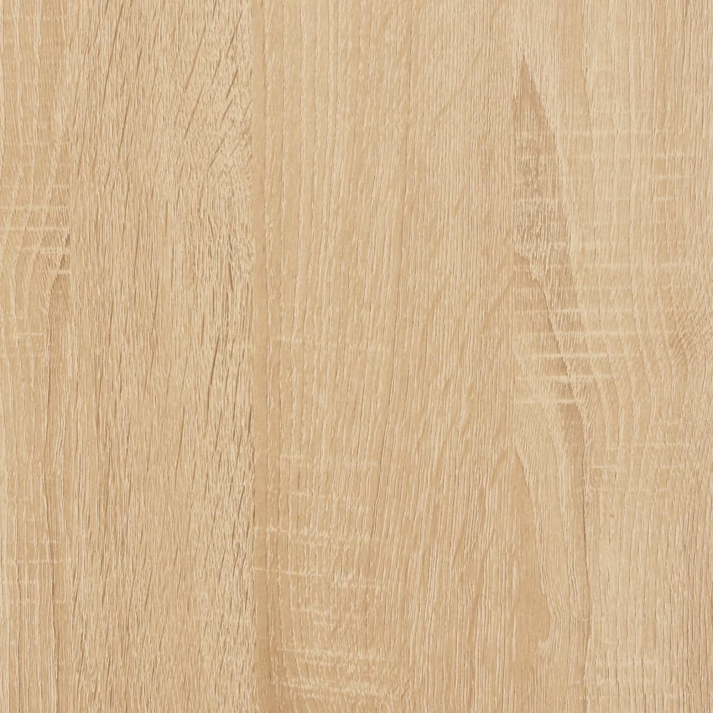 Tavolino Consolle Rovere Sonoma 75x30,5x75cm Legno Multistrato - homemem39